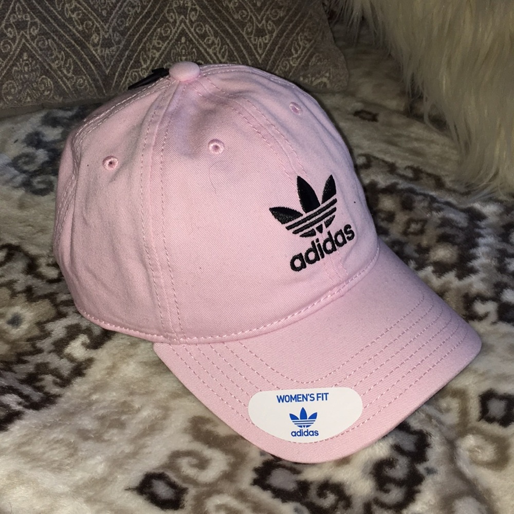 pink adidas hat